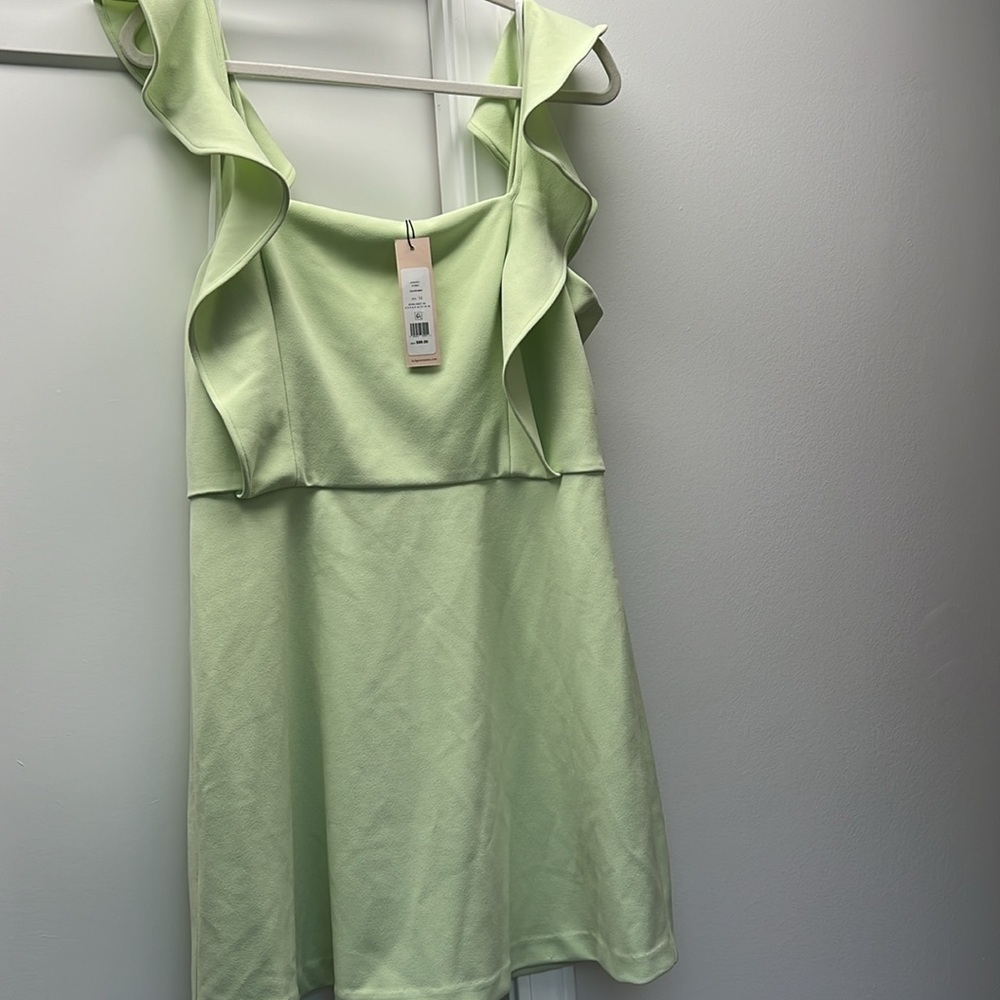 NWT BCBGeneration Ruffled Mini Dress‎ - Picture 3 of 3